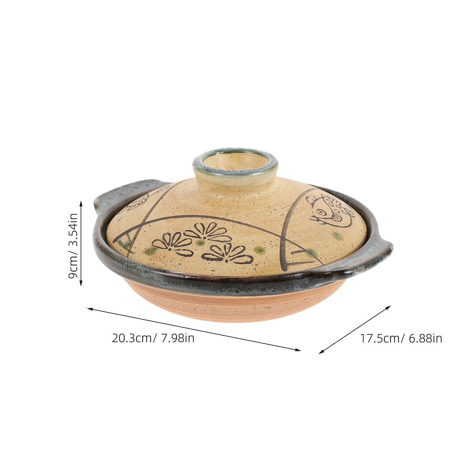 Горщик для запікання керамічний японський для рису та бібімбап з товстою ручкою, фото №2 Горщик для запікання керамічний японський для рису та бібімбап з товстою ручкою, фото №2