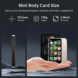 Міні-смартфон 3.0" 2/16GB Android 9.0 900 мАг Рожевий synthetic.ua - Фото 1