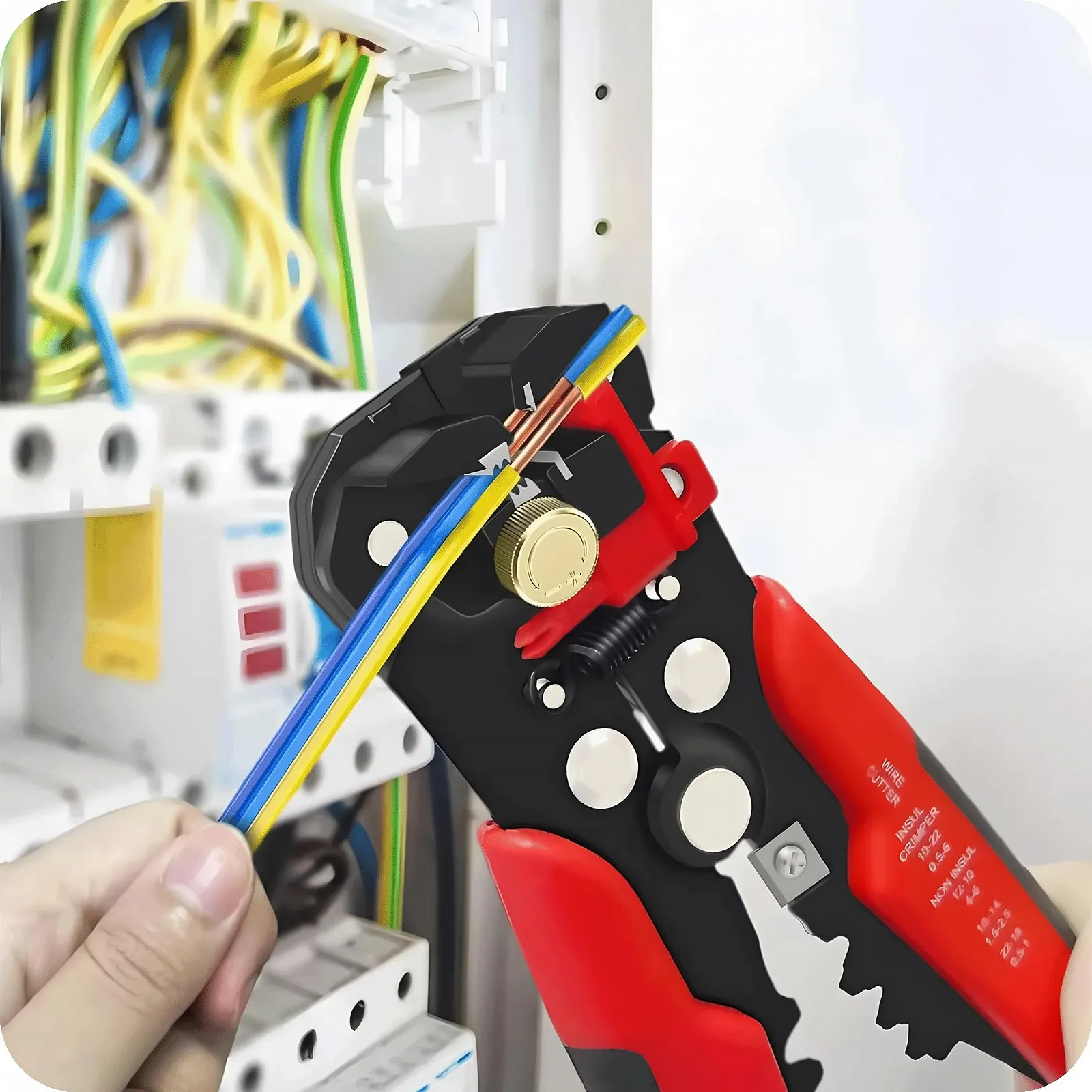 Набор стриппер и кримпер KRUMAD 0.5-6 мм² 200 предметов, фото №6