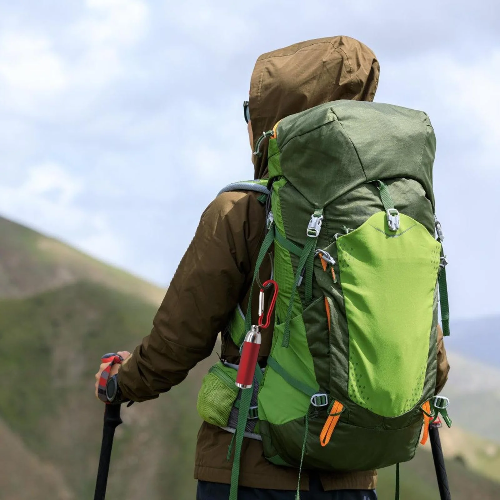Маленький світлодіодний ліхтарик Легкий для кемпінгу Регульований USB Водонепроникний Портативний Регульований USB, фото №4