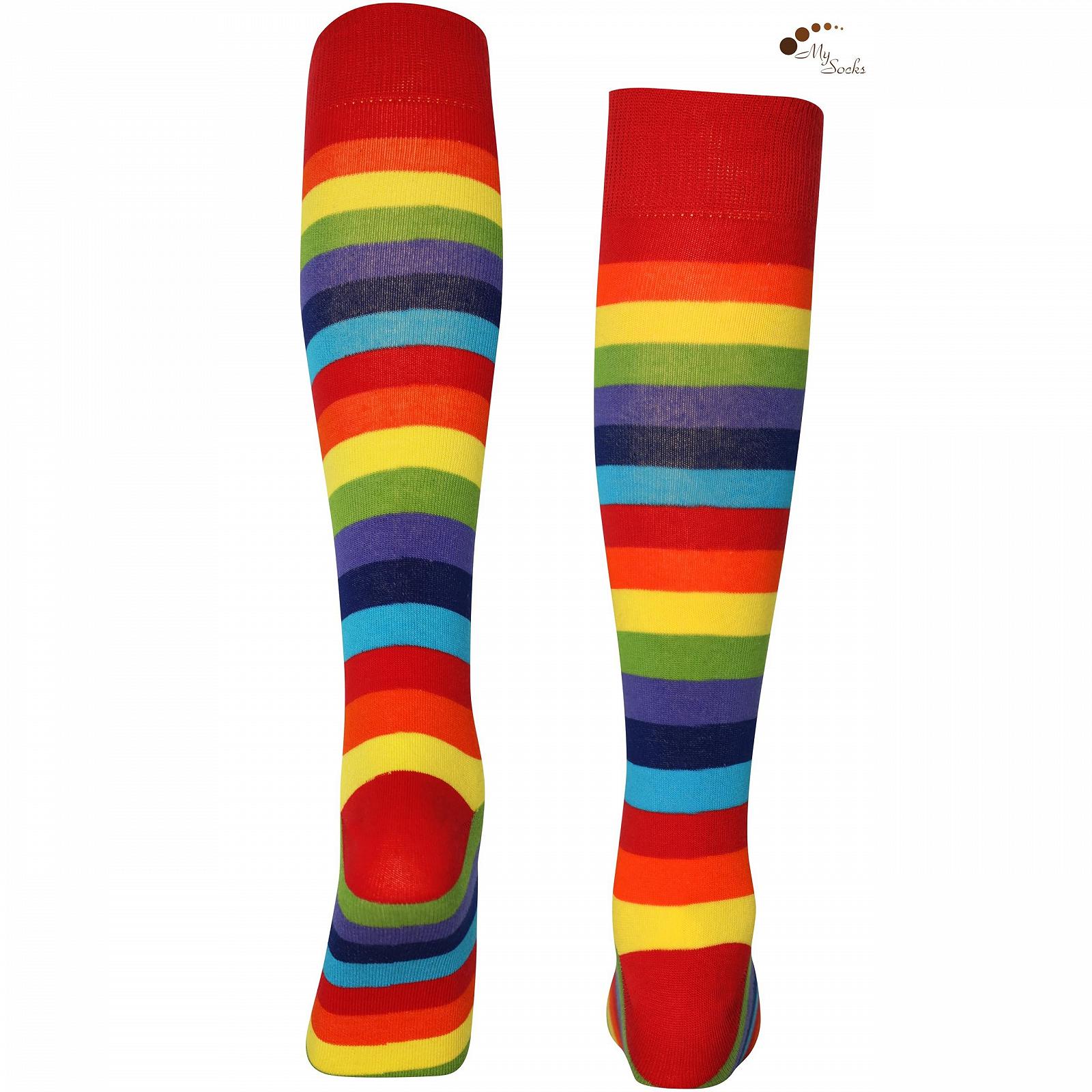 Шкарпетки до коліна в смужку Mysocks Unisex 3 пари, фото №4