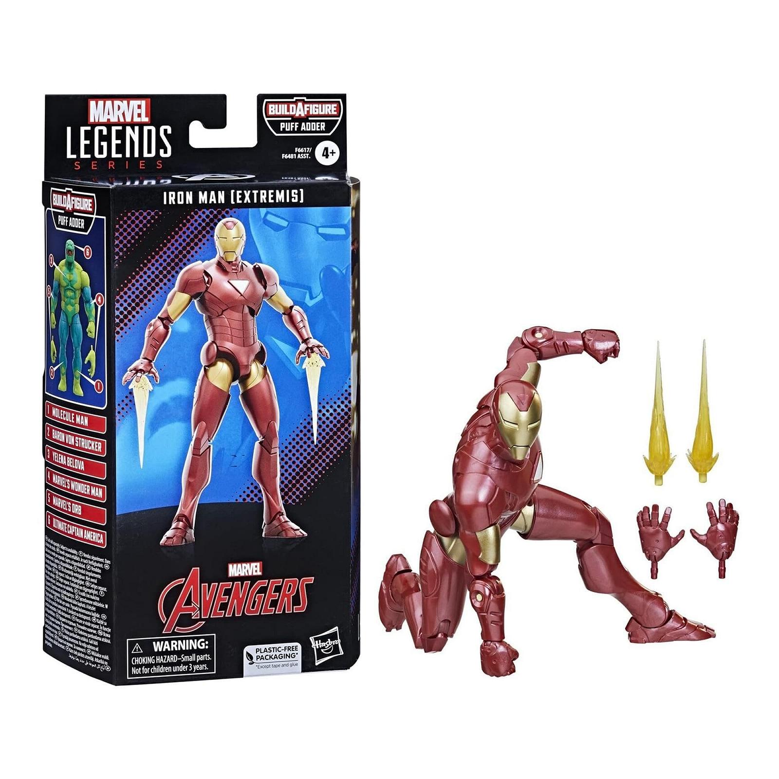 Екшн-фігурка Hasbro Legends Series Marvel Iron Man (Extremis) Classic Comic, 15 см, Multi, в упаковці, фото №6