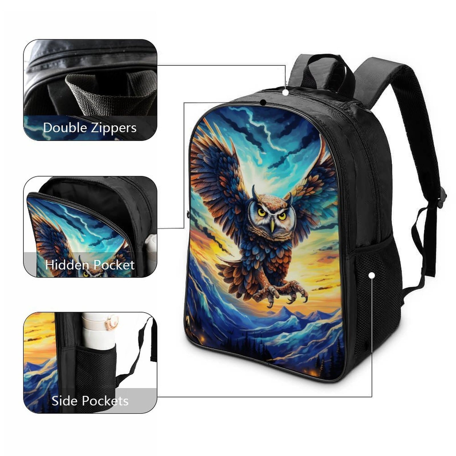 Ранец для школы Owl FPAKAKIIE 40x28x16см, фото №3