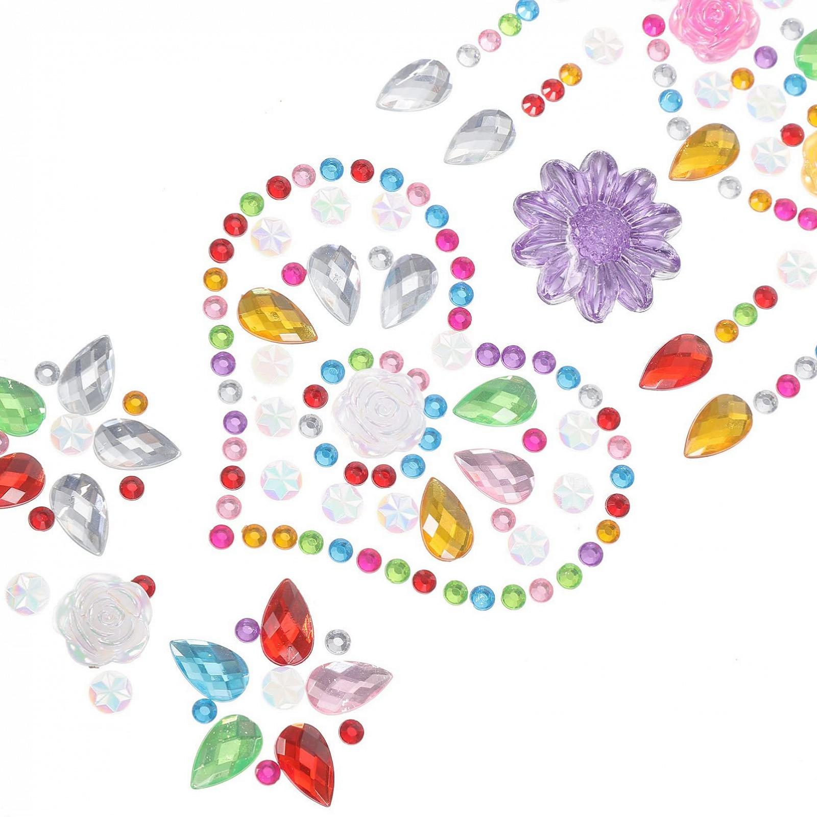 Наклейки для нігтів Tofficu Стрази Кристали, фото №7