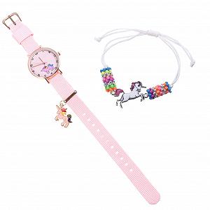 Часы Кварцевые Healvian Unicorn Petite Unicorn Для Девочек Сталь, розовый - Фото 1