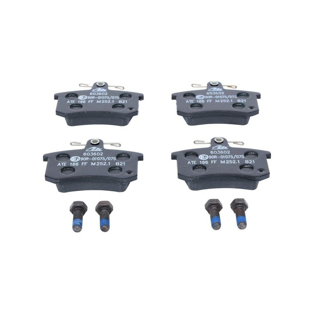 Комплект гальмівних колодок, дискове гальмо ATE 13.0460-3602.2 для VAG, задня вісь, фото №1 Комплект гальмівних колодок, дискове гальмо ATE 13.0460-3602.2 для VAG, задня вісь, фото №1