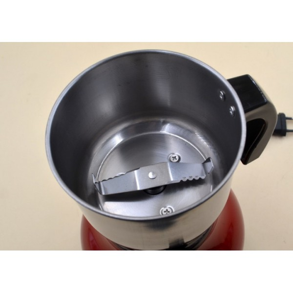 Электрическая кофемолка Domotec MS-1108 Красная, фото №1 Электрическая кофемолка Domotec MS-1108 Красная, фото №1