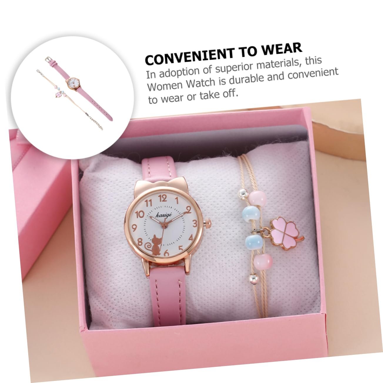 Годинник LIFKOME Кот годинник для жінок, сплав, фото №5