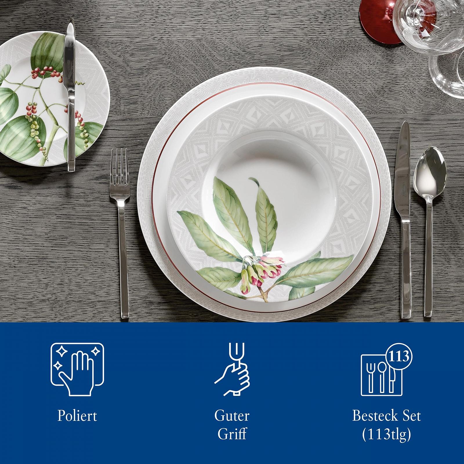 Набір столових приборів Villeroy & Boch La Classica 113 предметів Обідній, фото №5 Набір столових приборів Villeroy & Boch La Classica 113 предметів Обідній, фото №5