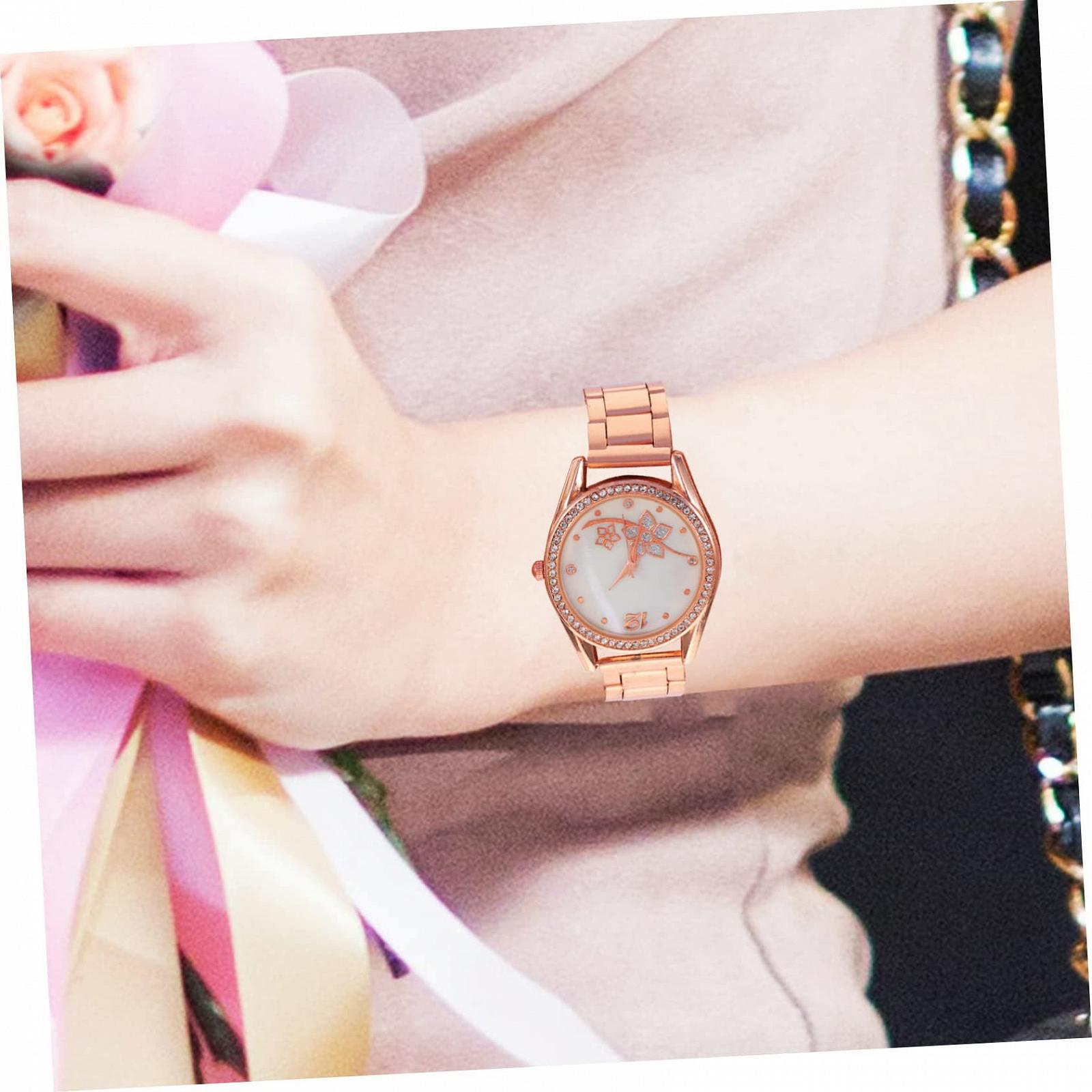 Кварцовий годинник VALICLUD Спортивний, Рожеве золото, фото №2