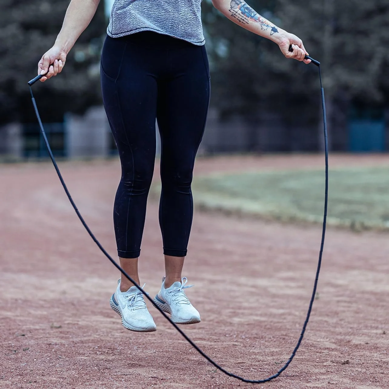 Скакалка Elite Jumps Beaded Jump Rope Adjustable Unbreakable Handles Shatterproof Beads, фото №3 Скакалка Elite Jumps Beaded Jump Rope Adjustable Unbreakable Handles Shatterproof Beads, фото №3