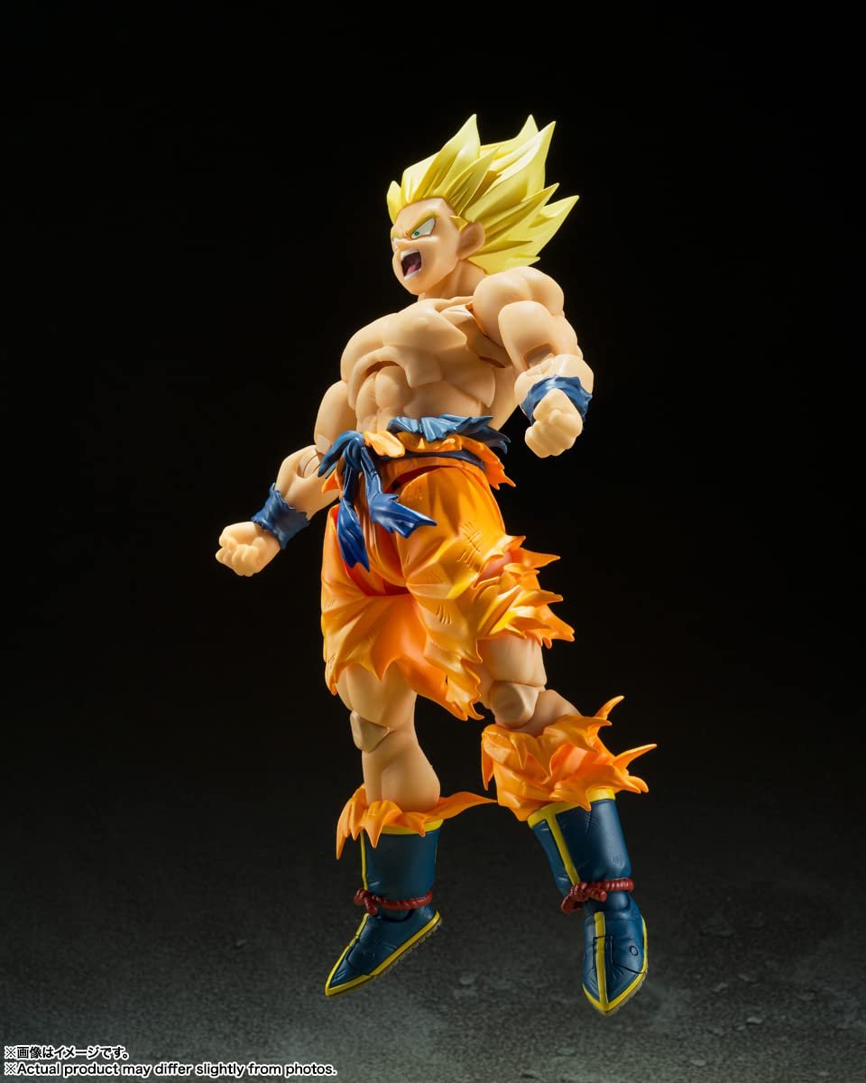 Фігурка Tamashii Nations Dragon Ball Z S.H. Figuarts Супер Саян Сон Гоку Легендарний Супер Саян, фото №6