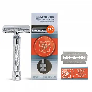 Т-образная бритва MERKUR DOVO 37C Slant Bar - Фото 1