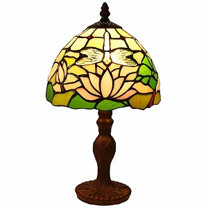 Настільна лампа Tiffany Dragonfly Pattern з LED лампою E27 Ретро - Фото 1