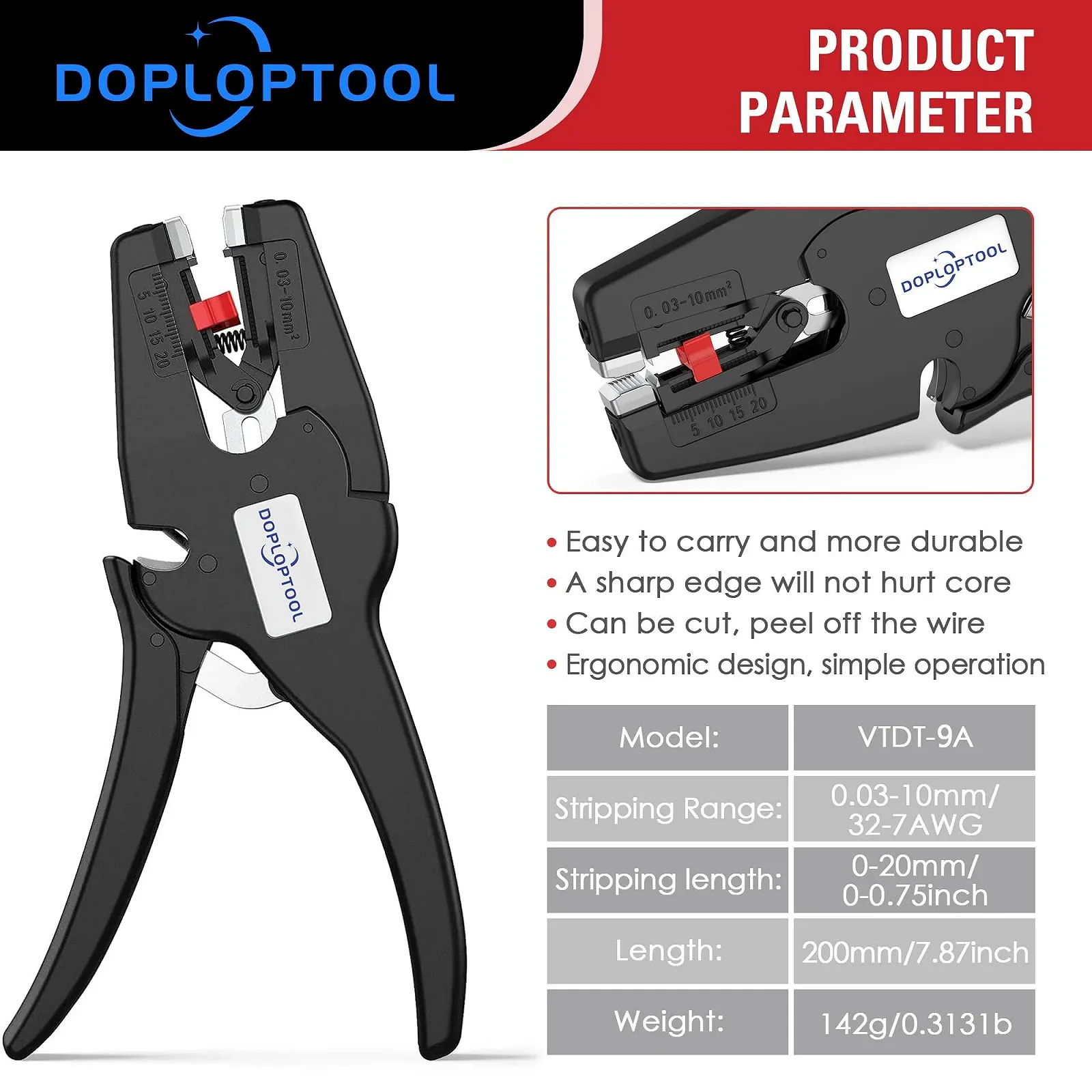 Автоматический стриппер с саморегулирующимися губками 140 г, фото №5