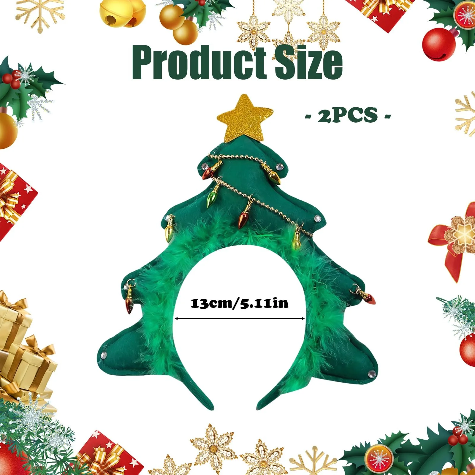 Набор рождественских обручей., фото №2 Набор рождественских обручей., фото №2