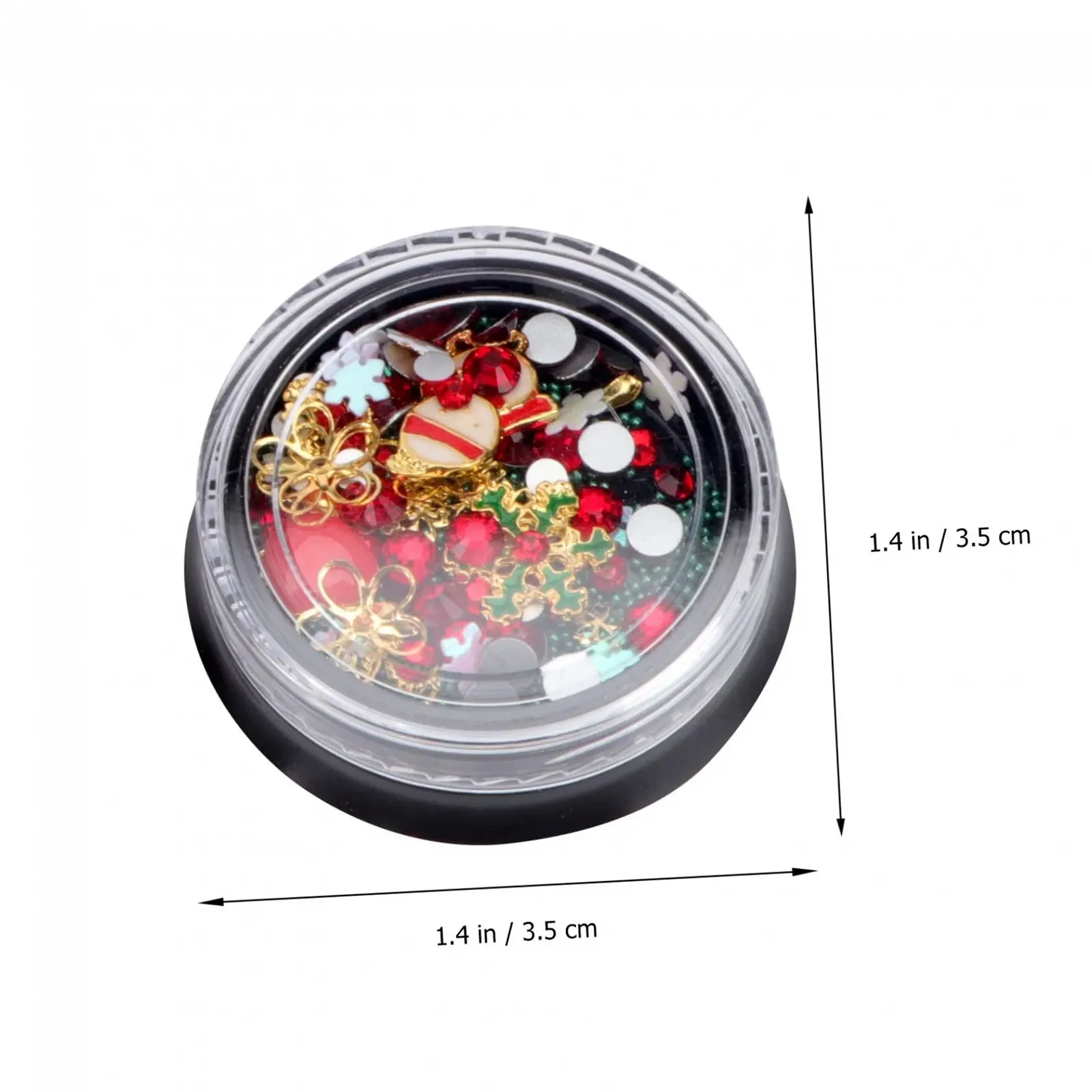 Набір прикрас для манікюру з новорічним дизайном (3 шт.), фото №9