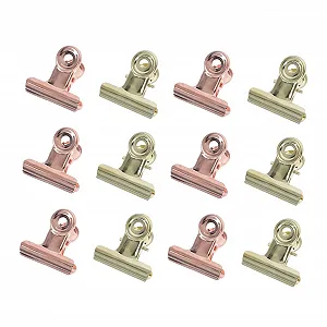 Клипсы OATIPHO для маникюра 12 шт. Розовое золото - Фото 1