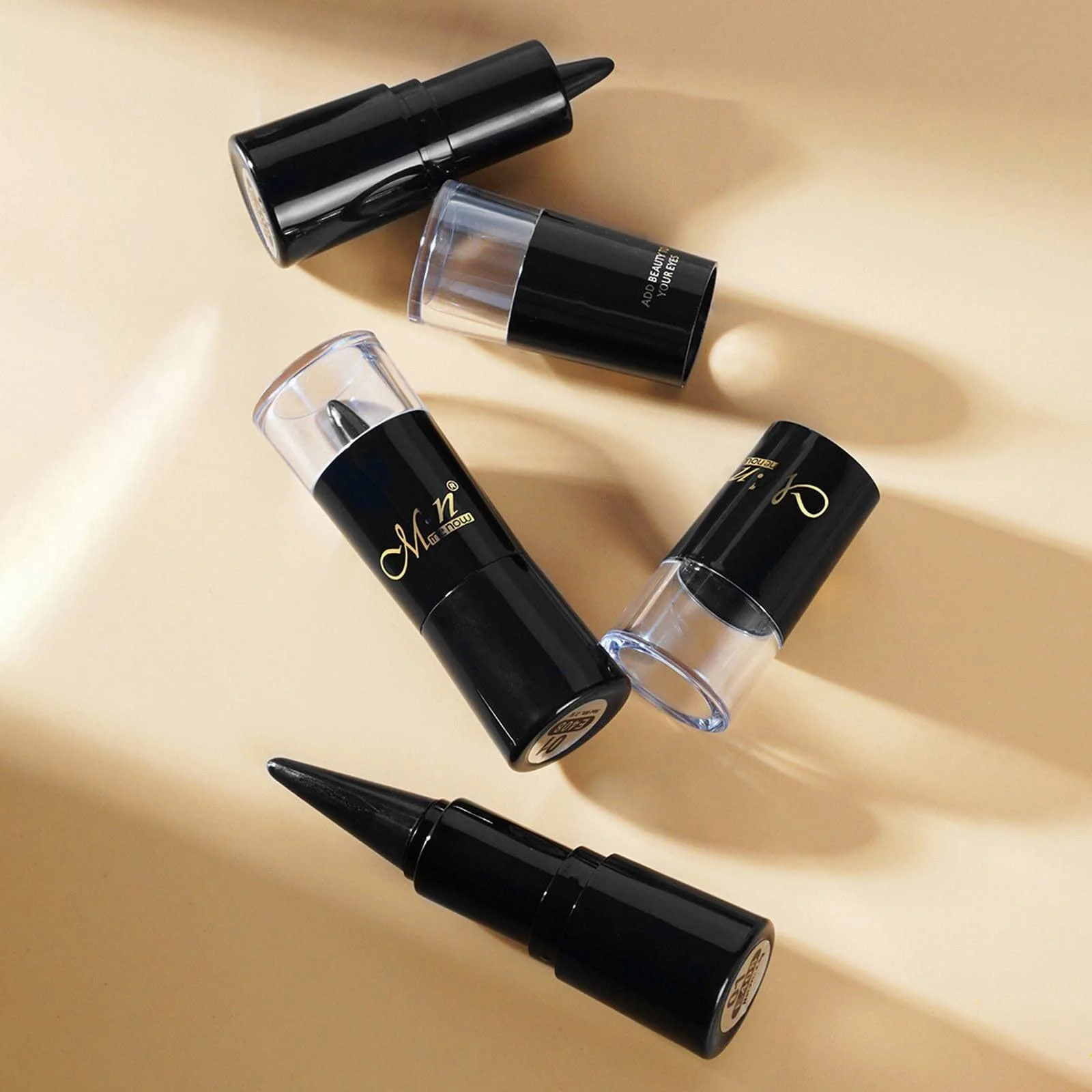 Гелевый Карандаш для глаз Матовый черный №27, черная, фото №5 Гелевый Карандаш для глаз Матовый черный №27, черная, фото №5