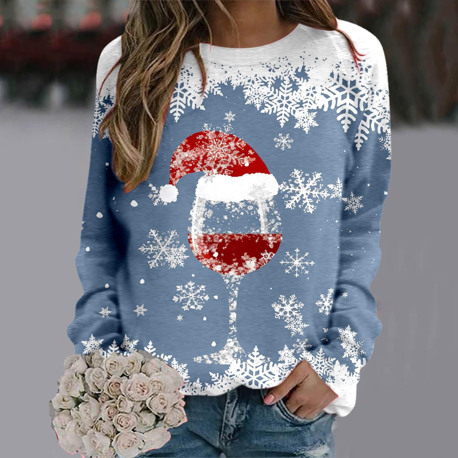 Жіночий різдвяний светр Funny Glitter, фото №2 Жіночий різдвяний светр Funny Glitter, фото №2