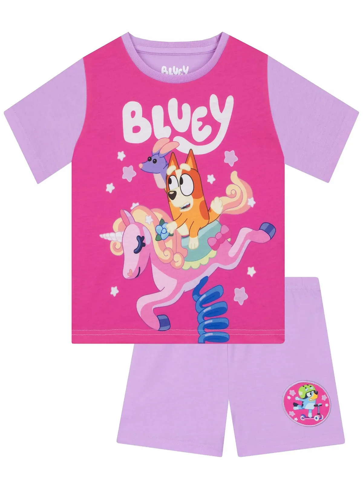 Піжама BlueY для дівчат, піжама Бінго, дитяча, літня піжама, коротка піжама для дівчат, фото №1