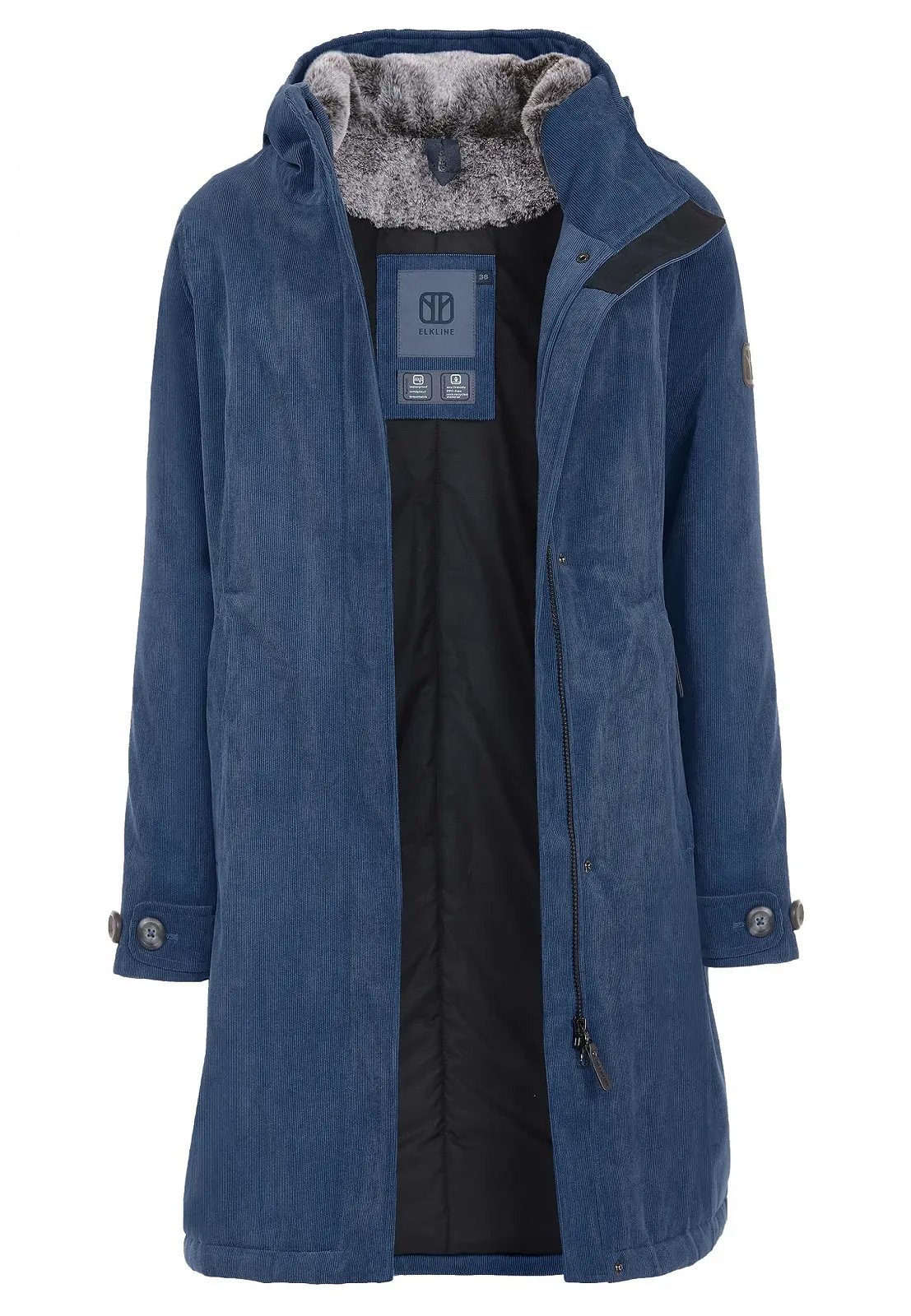 Жіноча зимова куртка ELKLINE Glasgow 2019074, злегка приталена, водонепроникна та тепла, фото №4 Жіноча зимова куртка ELKLINE Glasgow 2019074, злегка приталена, водонепроникна та тепла, фото №4