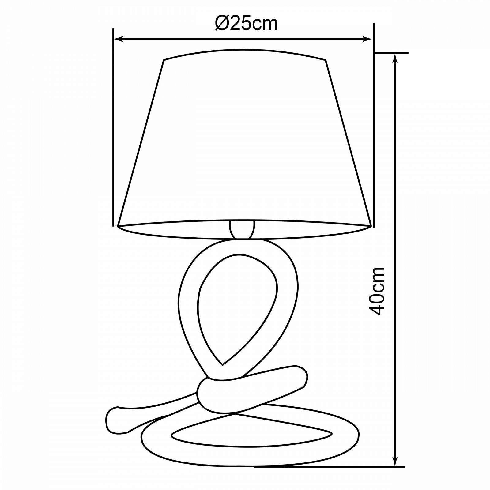 Настільна лампа BRILLIANT Sailor Rope/Textile 1x A60 E27 40 Вт Натуральна / Біла, фото №4