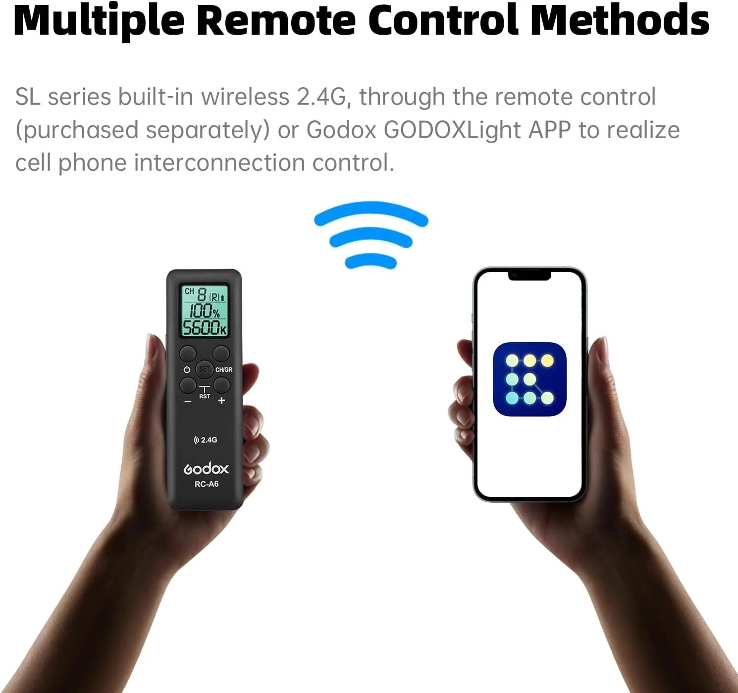 Набір софтбоксів Godox SL100Bi / 2 шт. / Чорний, фото №6