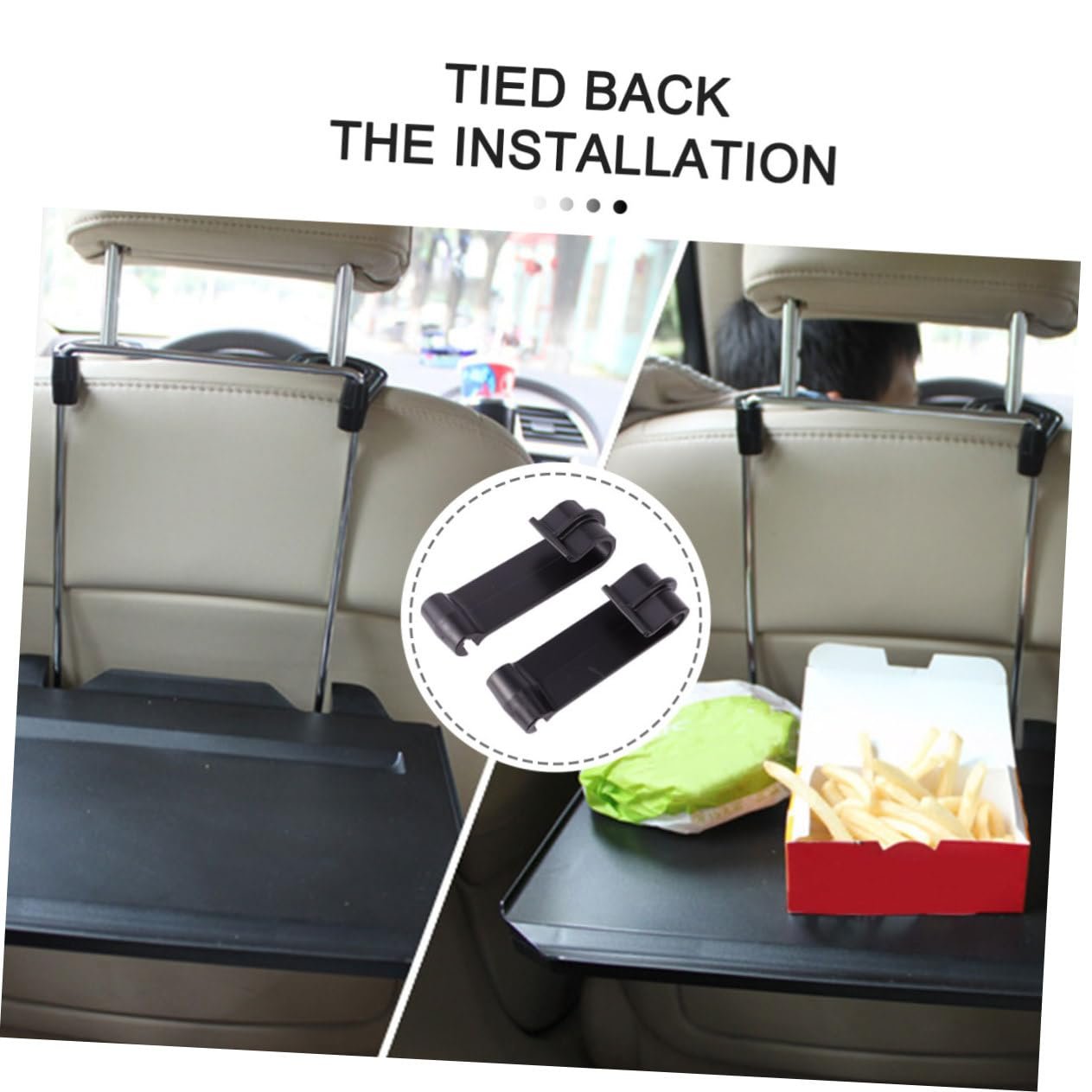 Автомобільний столик для комп'ютера iplusmile з шухлядою, підставкою для миші та тримачем для напоїв, фото №2