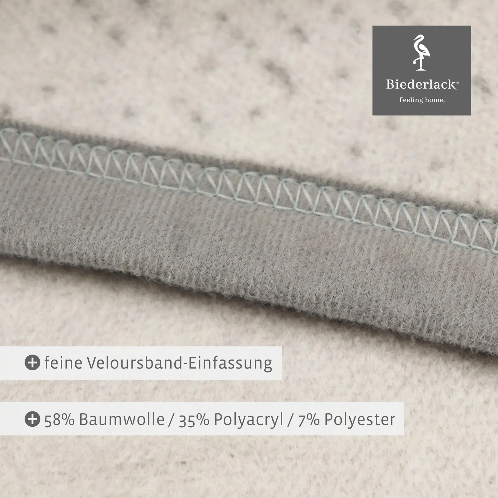 Покривало Biederlack М'яка Покривало Fluffy зроблено в Німеччині, фото №6