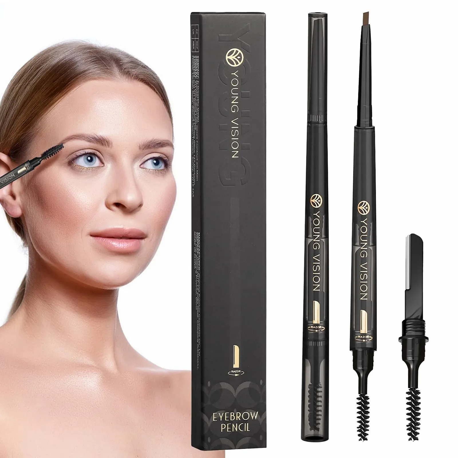 Подводка для бровей Klufo 3-в-1, фото №7