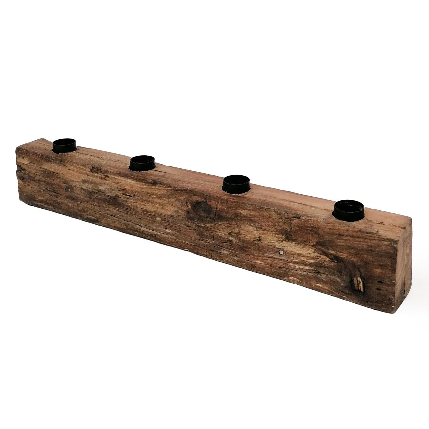 Подсвечник Mea-Living Деревянный блок Натуральное дерево 40 см для 4 тонких свечей, фото №2 Подсвечник Mea-Living Деревянный блок Натуральное дерево 40 см для 4 тонких свечей, фото №2