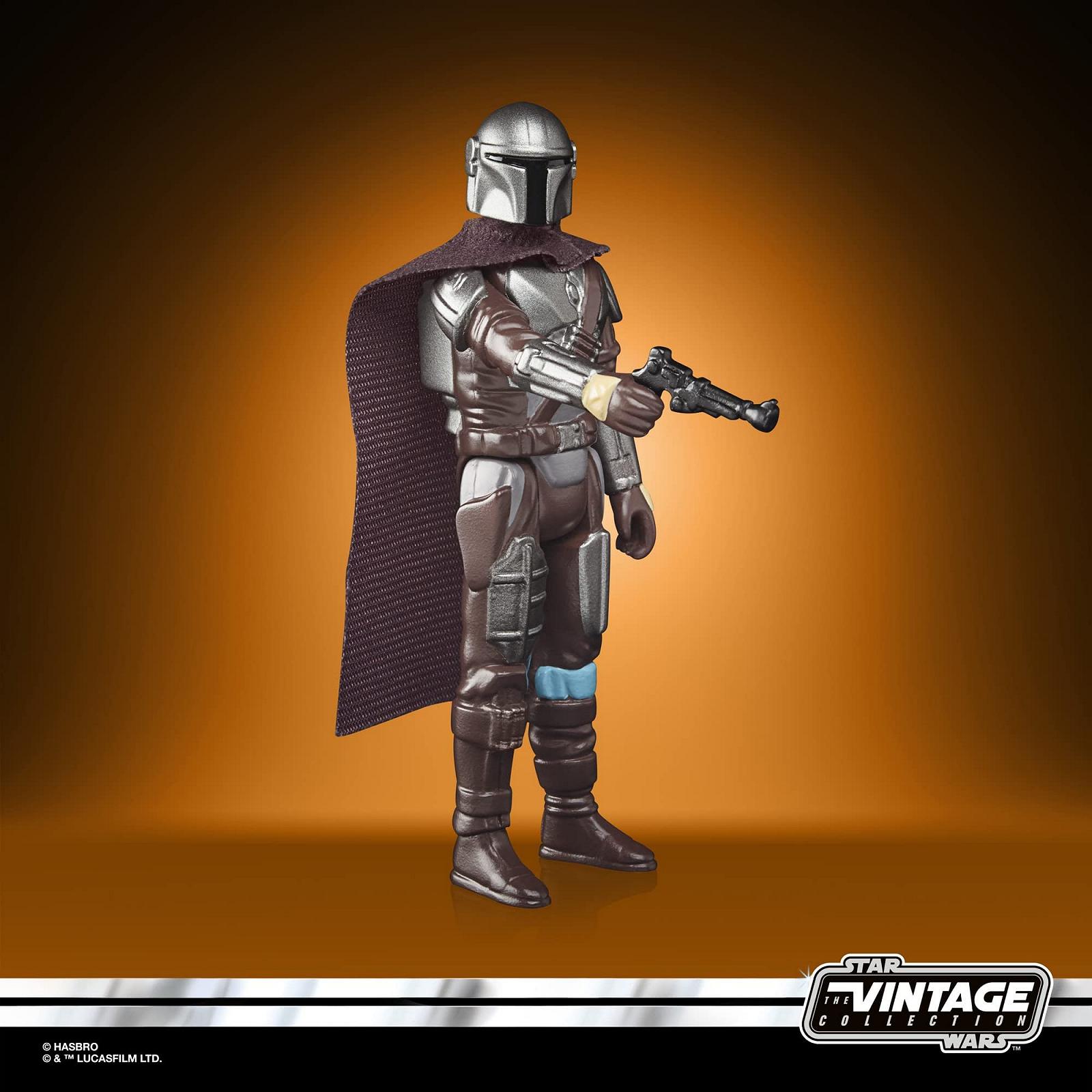 Фігурка Hasbro Star Wars Retro Collection Мандалорець (Бескар) 9,5 см, аксесуари, різнокольоровий, фото №6