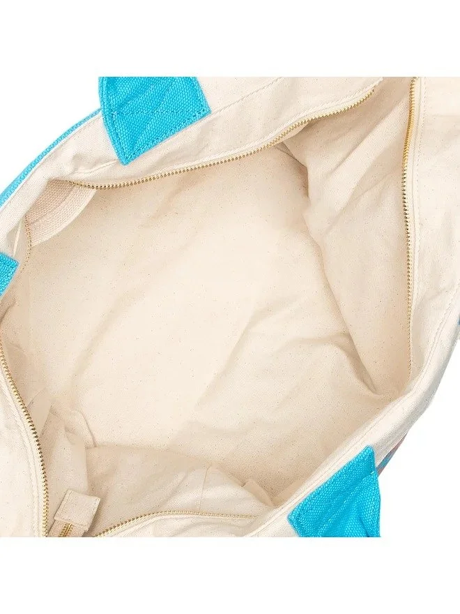 Пляжна сумка GUESS Canvas Beach Bag G7L9 - Блакитний, фото №5 Пляжна сумка GUESS Canvas Beach Bag G7L9 - Блакитний, фото №5