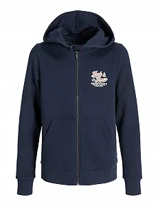 Худі на блискавці JACK & JONES Jjelogo Zip Hood 2Col Aw 25 Noos Mni для хлопчиків - Фото 1