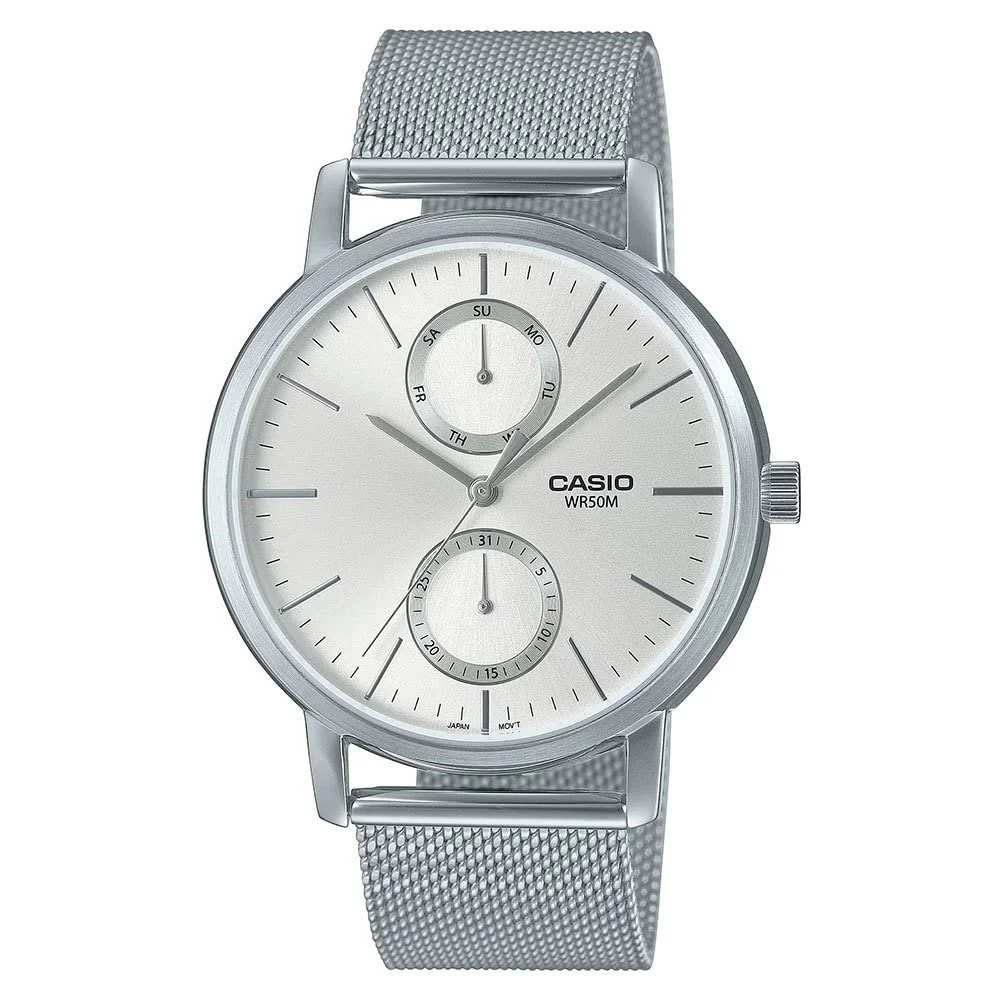Унисекс Часы Casio MTP-B310M-7AVEF, серебряный, Браслет, фото №1