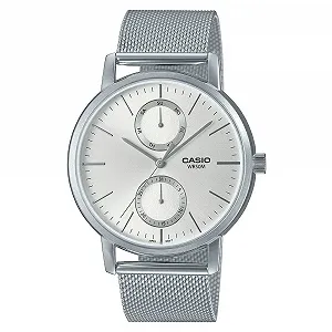 Унисекс Часы Casio MTP-B310M-7AVEF, серебряный, Браслет - Фото 1