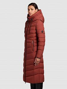 Зимове пальто khujo Ingram4-YM, дуже довге, стьобане, з високим коміром і капюшоном synthetic.ua - Фото 1