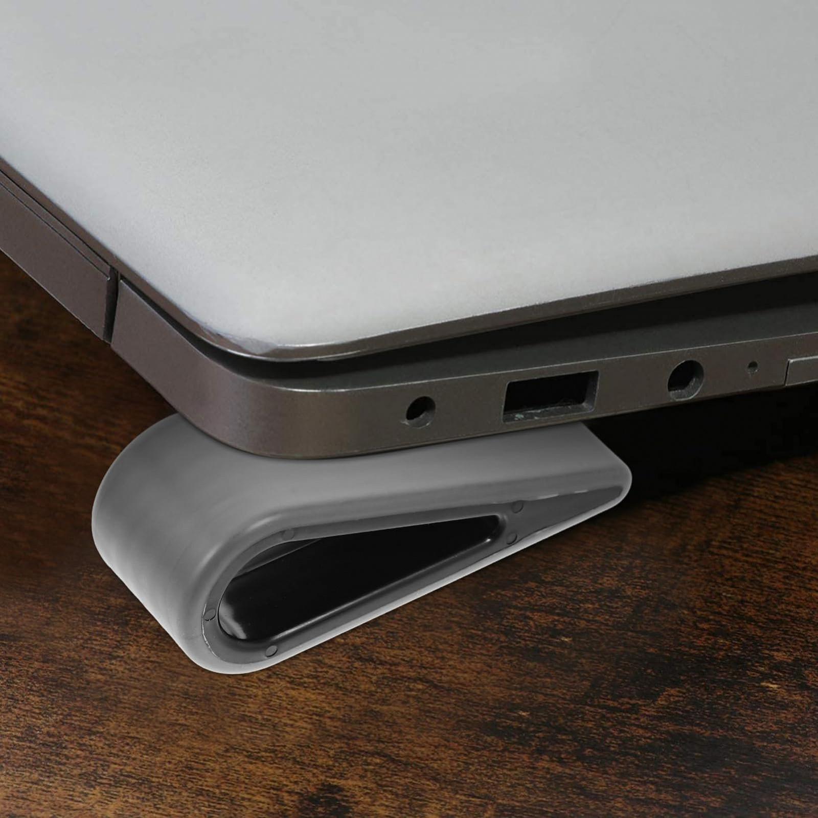 Підставка для ноутбука GALPADA Силіконова, 2 шт, Клиноподібна, Регульована, Нековзна, Легка Для офісу та дому, фото №3