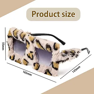 Солнцезащитные очки Кошачий глаз с плюшевым краем arrderly synthetic.ua - Фото 1