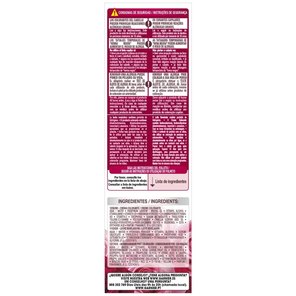 Фарба Garnier Color Sensation 2.10 Синьо-чорний, 3 шт, фото №5