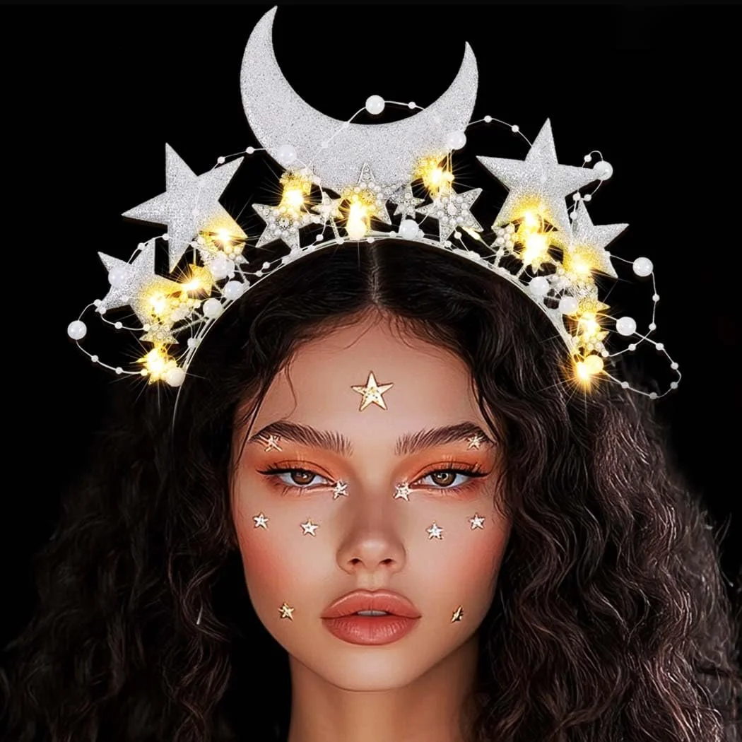 Обруч Рождественские огни Reaky Звезда, фото №3