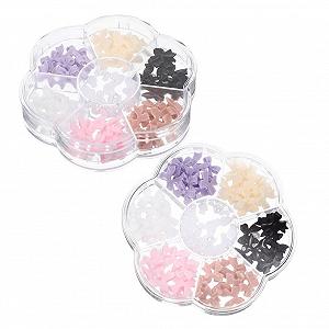 Украшения для ногтей Бантик 3D Beavorty Стразы для ногтей Плоские драгоценности для маникюра для DIY украшений для ногтей, 2 коробки synthetic.ua - Фото 1