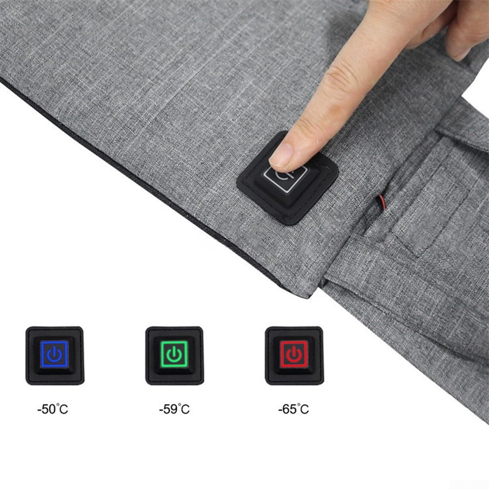 Подушка RANRAO Heat Pad для сидения туристическая складная с подогревом (Павлиний синий), фото №5