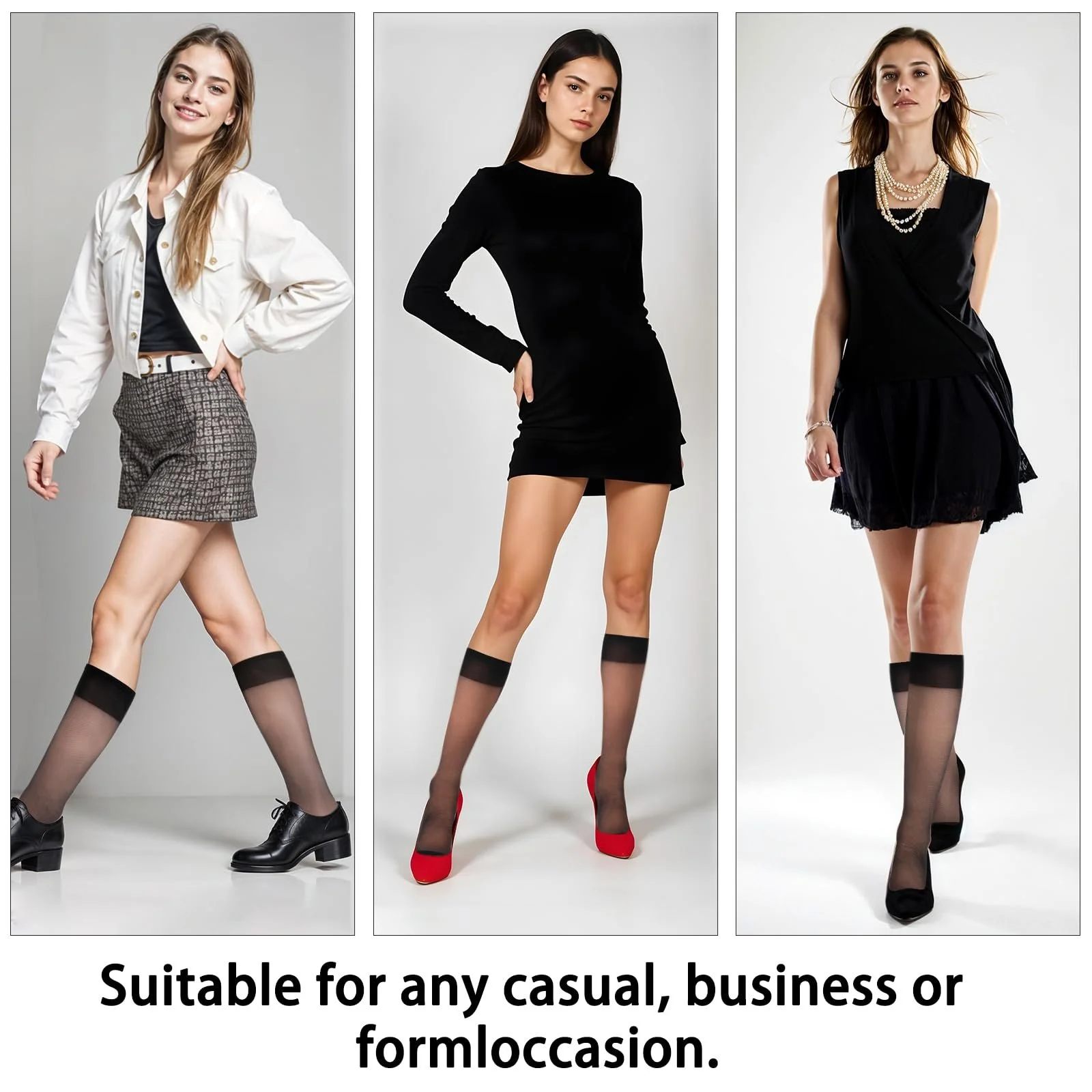 Жіночі шкарпетки до коліна (6 пар), фото №6