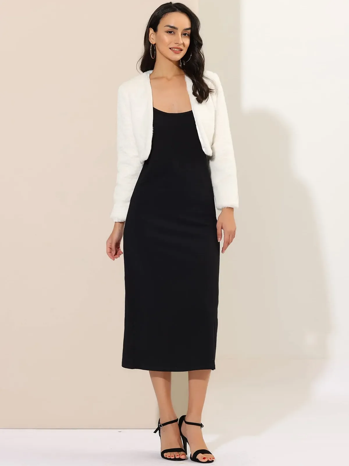 Жіночий Болеро Allegra K з довгими рукавами, фото №3 Жіночий Болеро Allegra K з довгими рукавами, фото №3