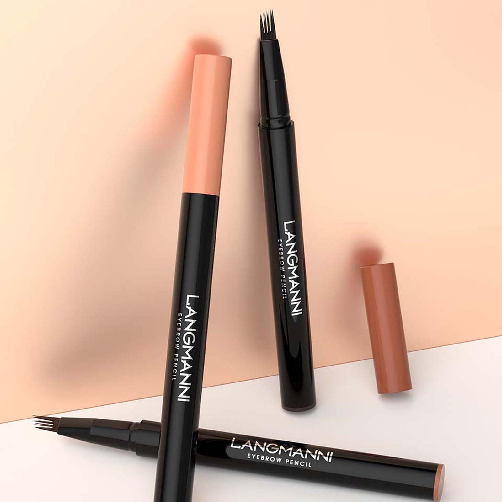 Карандаш Wasserdichter 3D Augenbrauenstift 4 Gabelspitzen, 2024 Lang Anhaltend Wischfest 3 Farbe, фото №6 Карандаш Wasserdichter 3D Augenbrauenstift 4 Gabelspitzen, 2024 Lang Anhaltend Wischfest 3 Farbe, фото №6