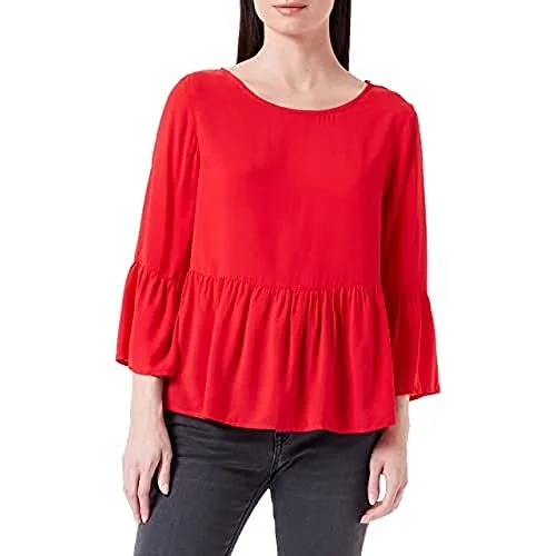 Блузка Mavi с длинным рукавом, красный (True Red 25719), M, фото №1