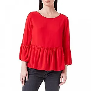 Блузка Mavi с длинным рукавом, красный (True Red 25719), M - Фото 1