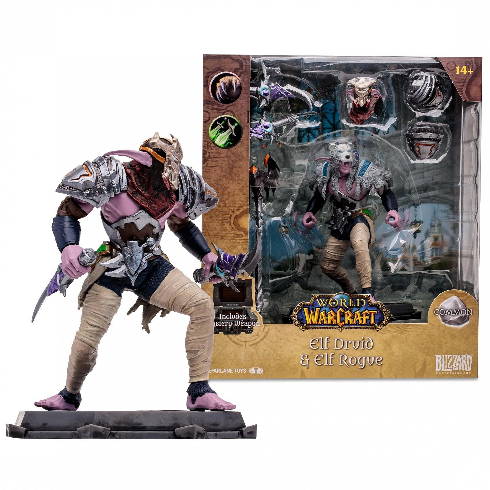 Фигурка McFarlane World of Warcraft Ночной Эльф: Друид/Разбойник 15 cm, фото №1